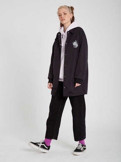 Vlong Coach Jacket - Black