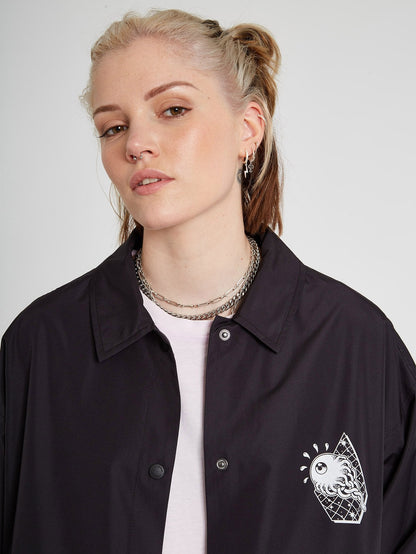 Vlong Coach Jacket - Black