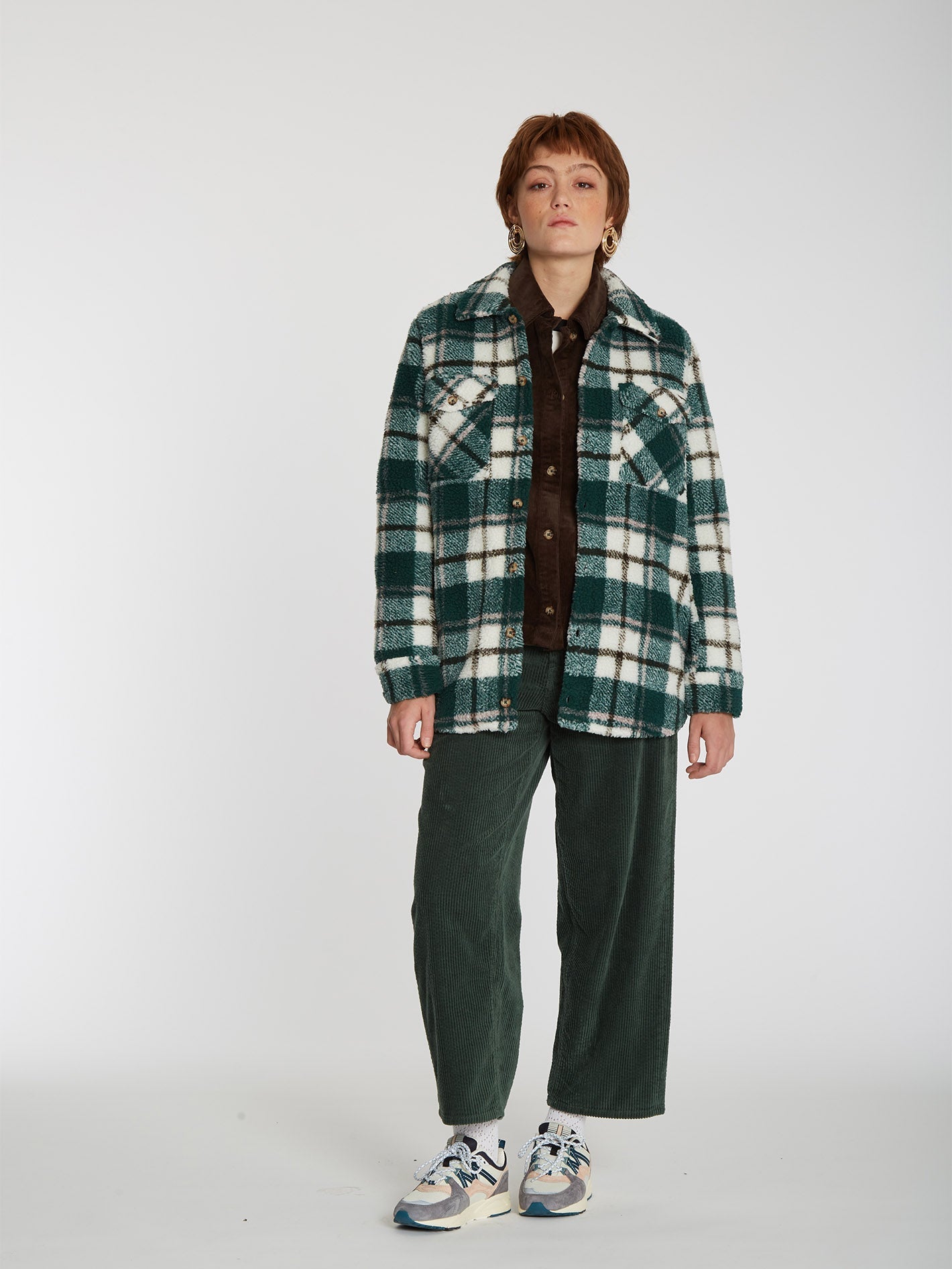 Silent Sherpa Jacket - DARK PINE
