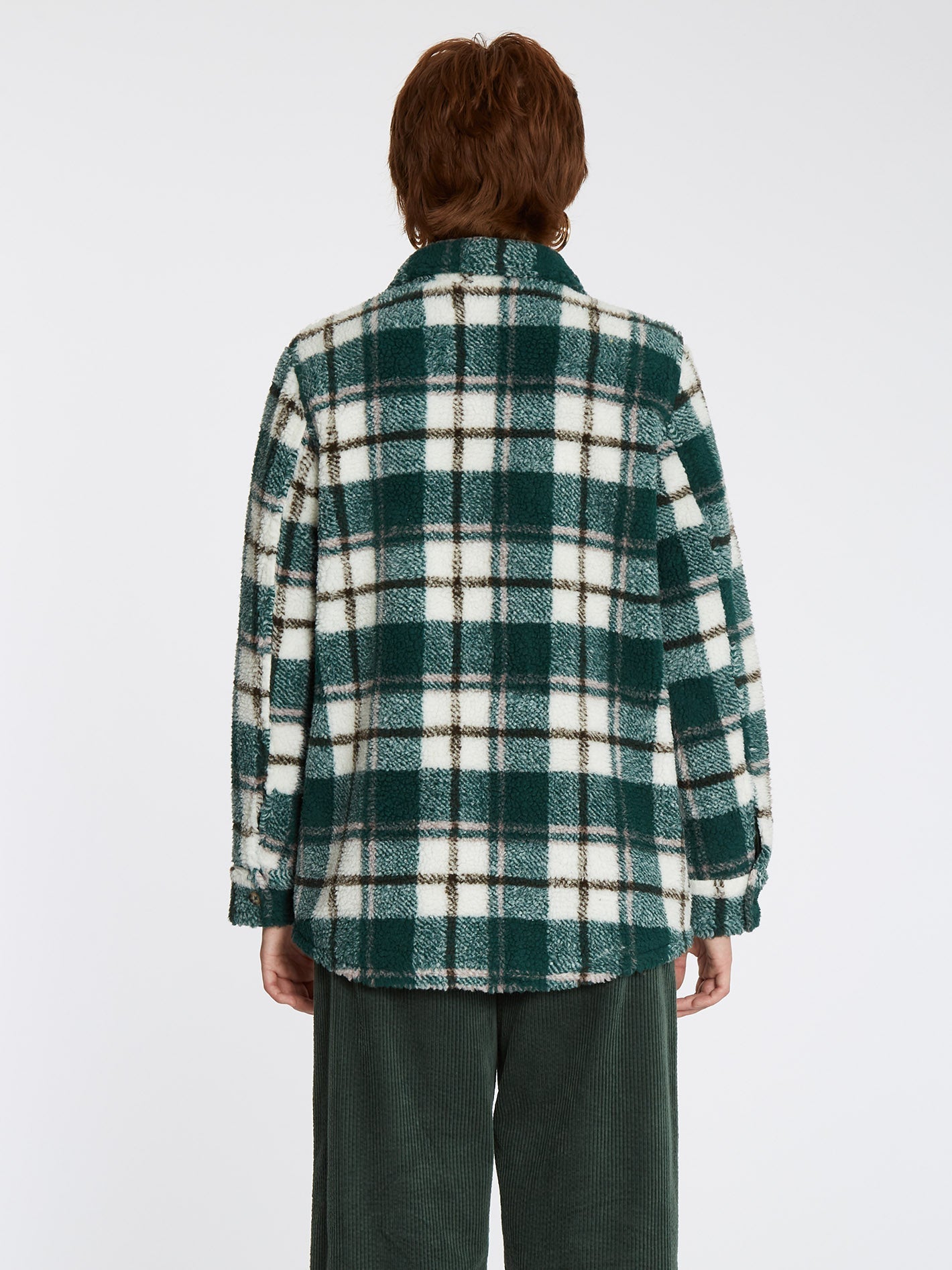 Silent Sherpa Jacket - DARK PINE