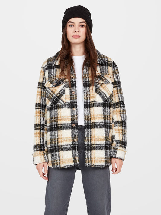 Silent Sherpa Over-shirt - HAZELNUT