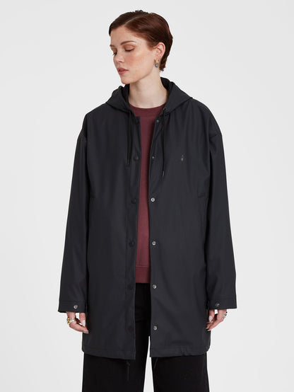 Max Loeffler Rain Coat - BLACK