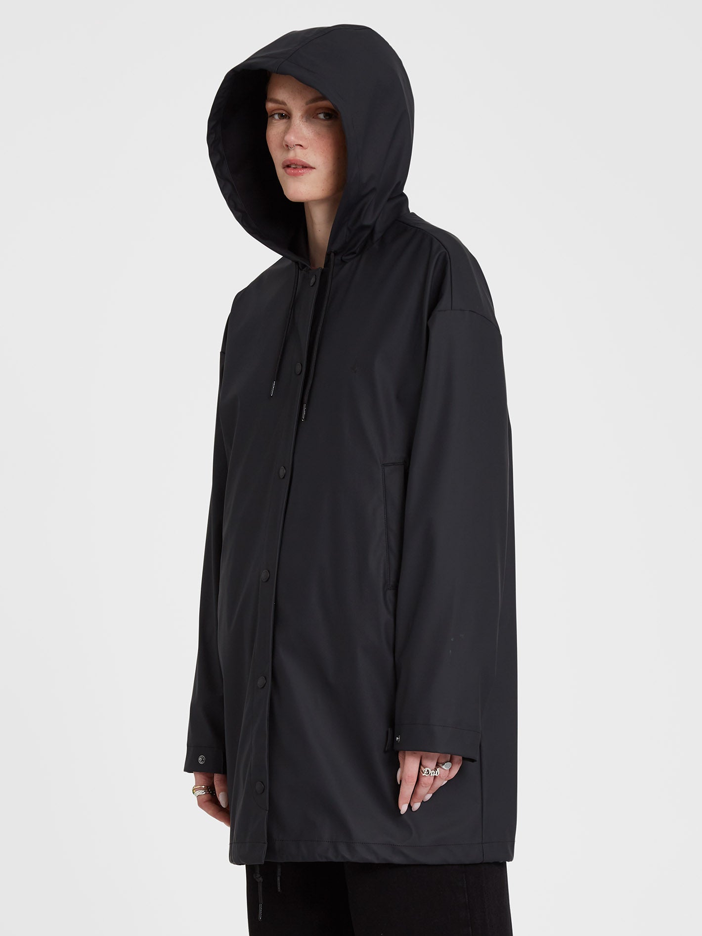 Max Loeffler Rain Coat - BLACK