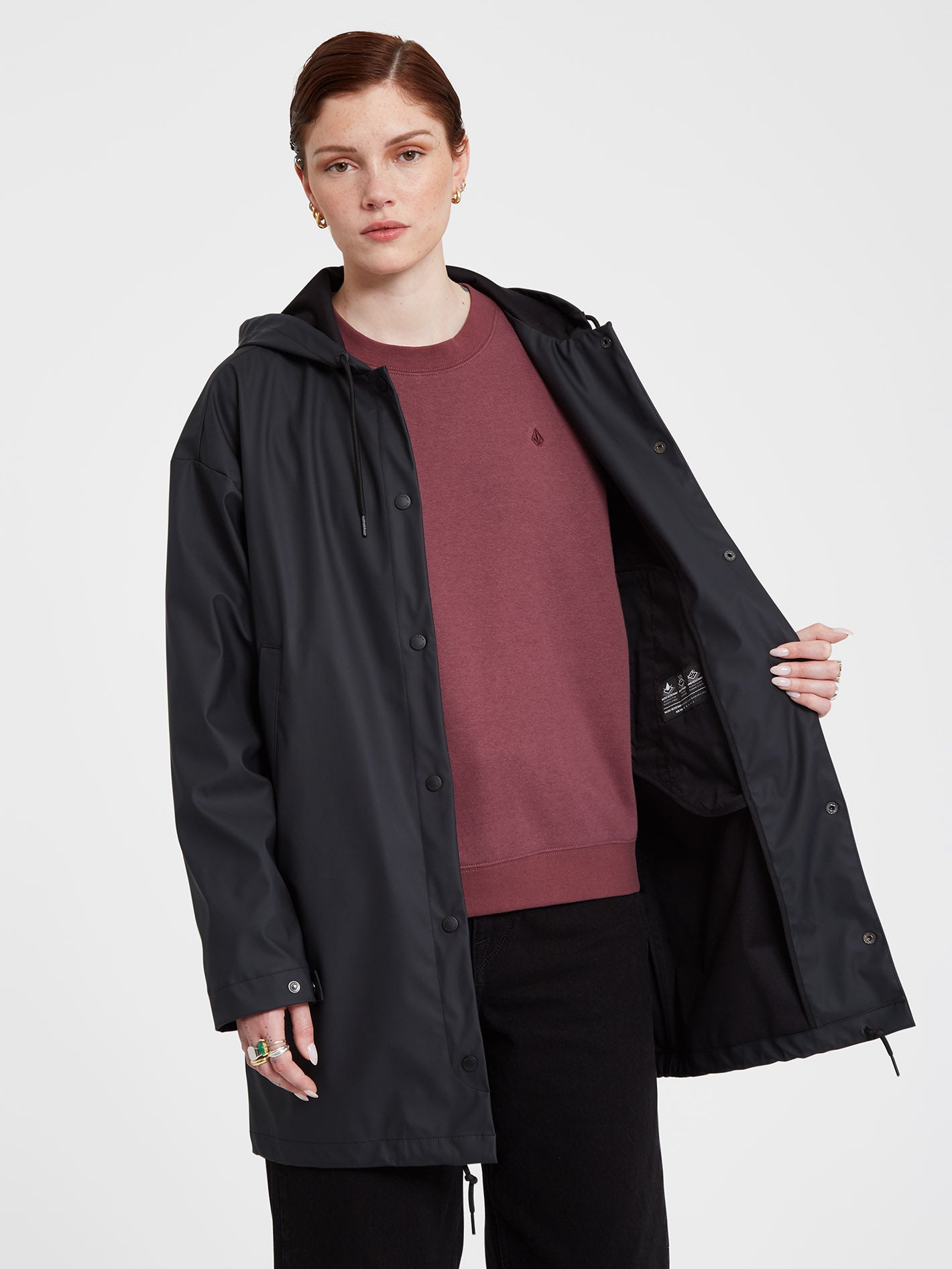 Max Loeffler Rain Coat - BLACK