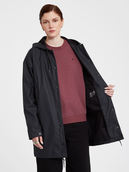 Max Loeffler Rain Coat - BLACK