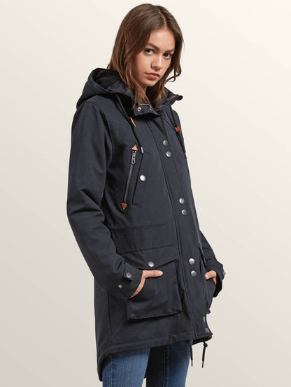 Walk On By Parka - Black