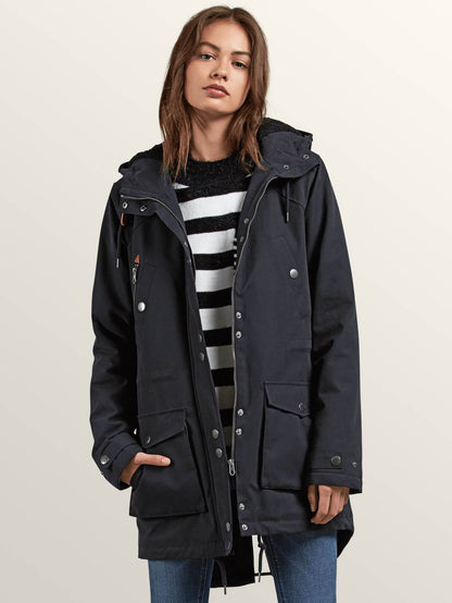 Walk On By Parka - Black