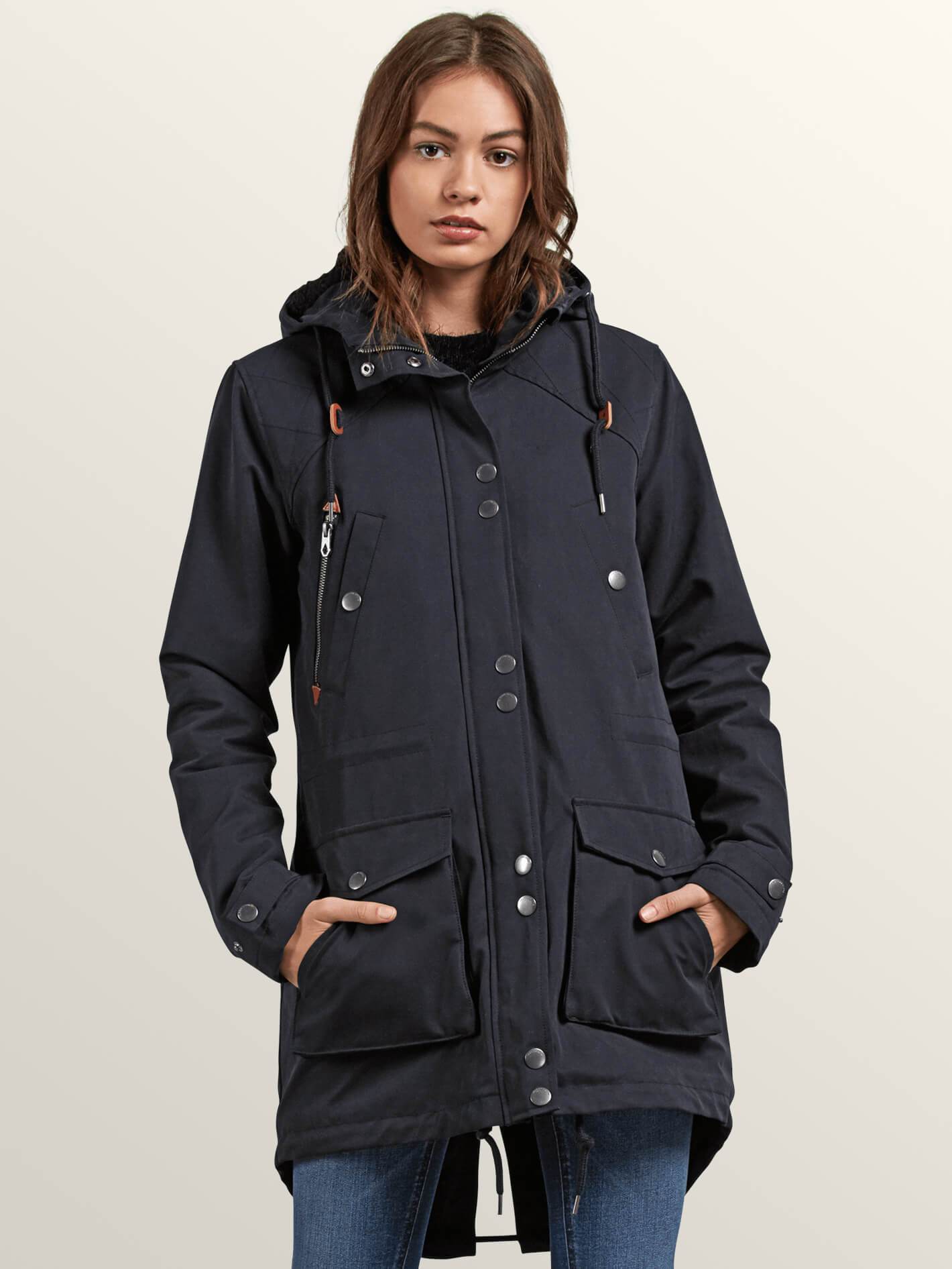 Walk On By Parka - Black