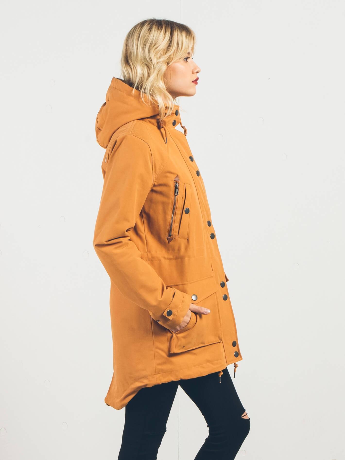 Walk On By Parka - Caramel