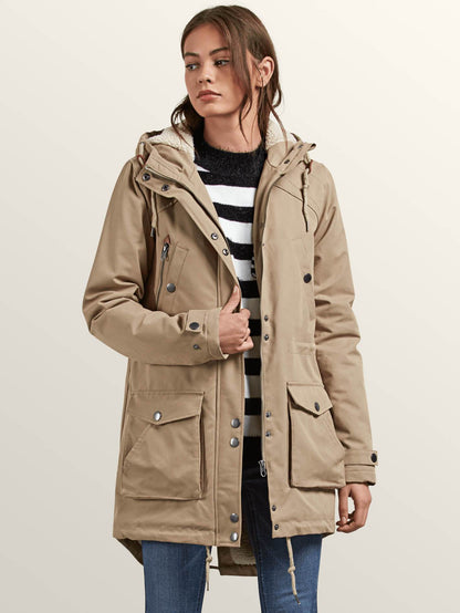 Walk On By Parka - Khaki