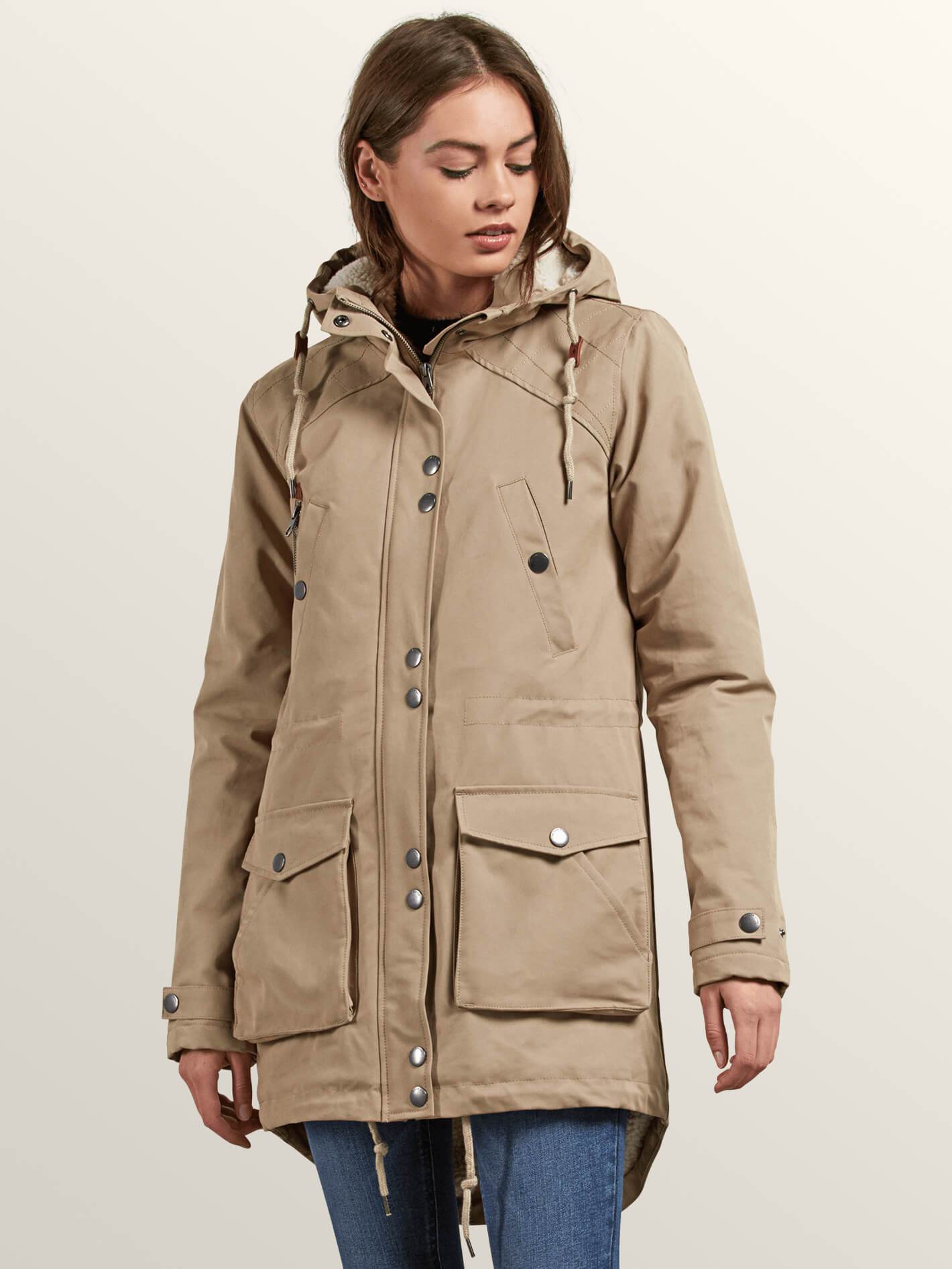 Walk On By Parka - Khaki