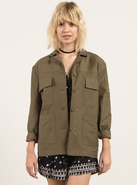 GMJ Shirt Jacket - Dark Camo
