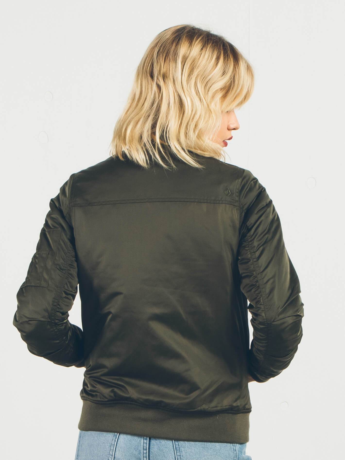 Let's Go Bomber Jacket - Dark Camo