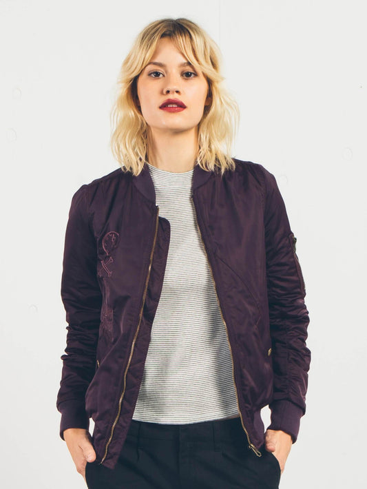 LETS GO BOMBER JKT PLUM