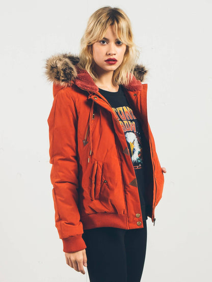 Set List Parka - Rust
