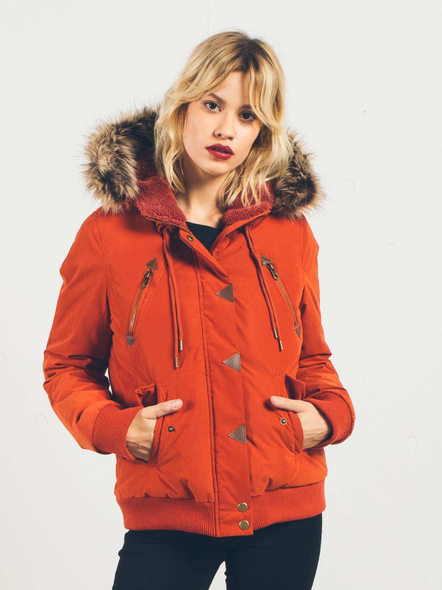 Set List Parka - Rust
