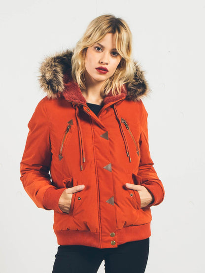 Set List Parka - Rust