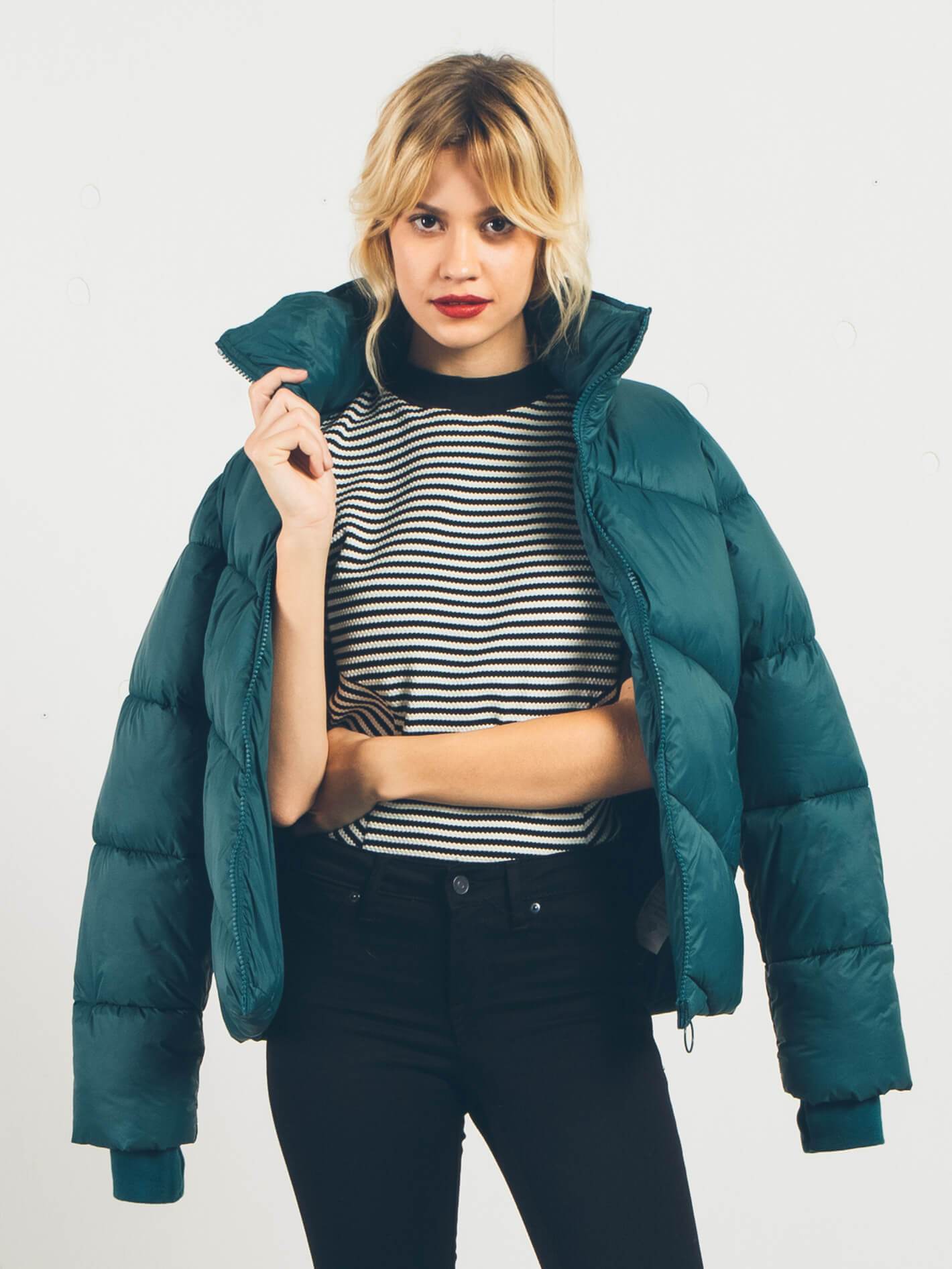 Full Of It Jacket - Midnight Green