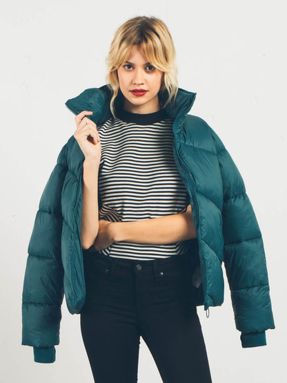 Full Of It Jacket - Midnight Green