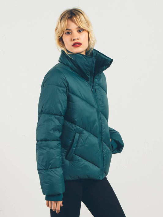 Full Of It Jacket - Midnight Green