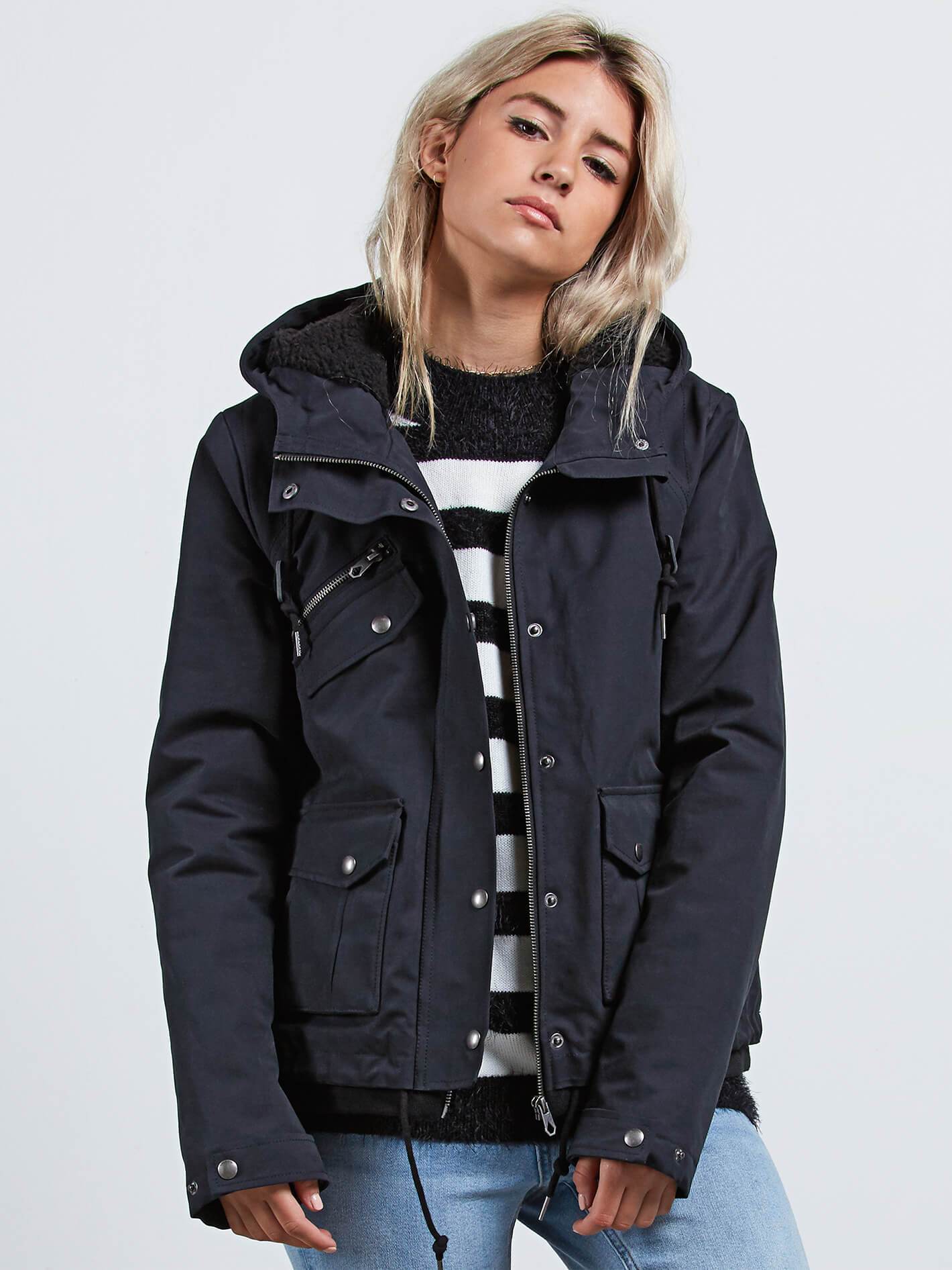 Walk On By Short Jacket - Black