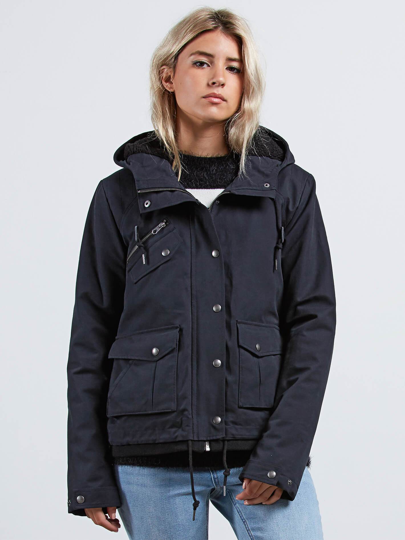 Walk On By Short Jacket - Black