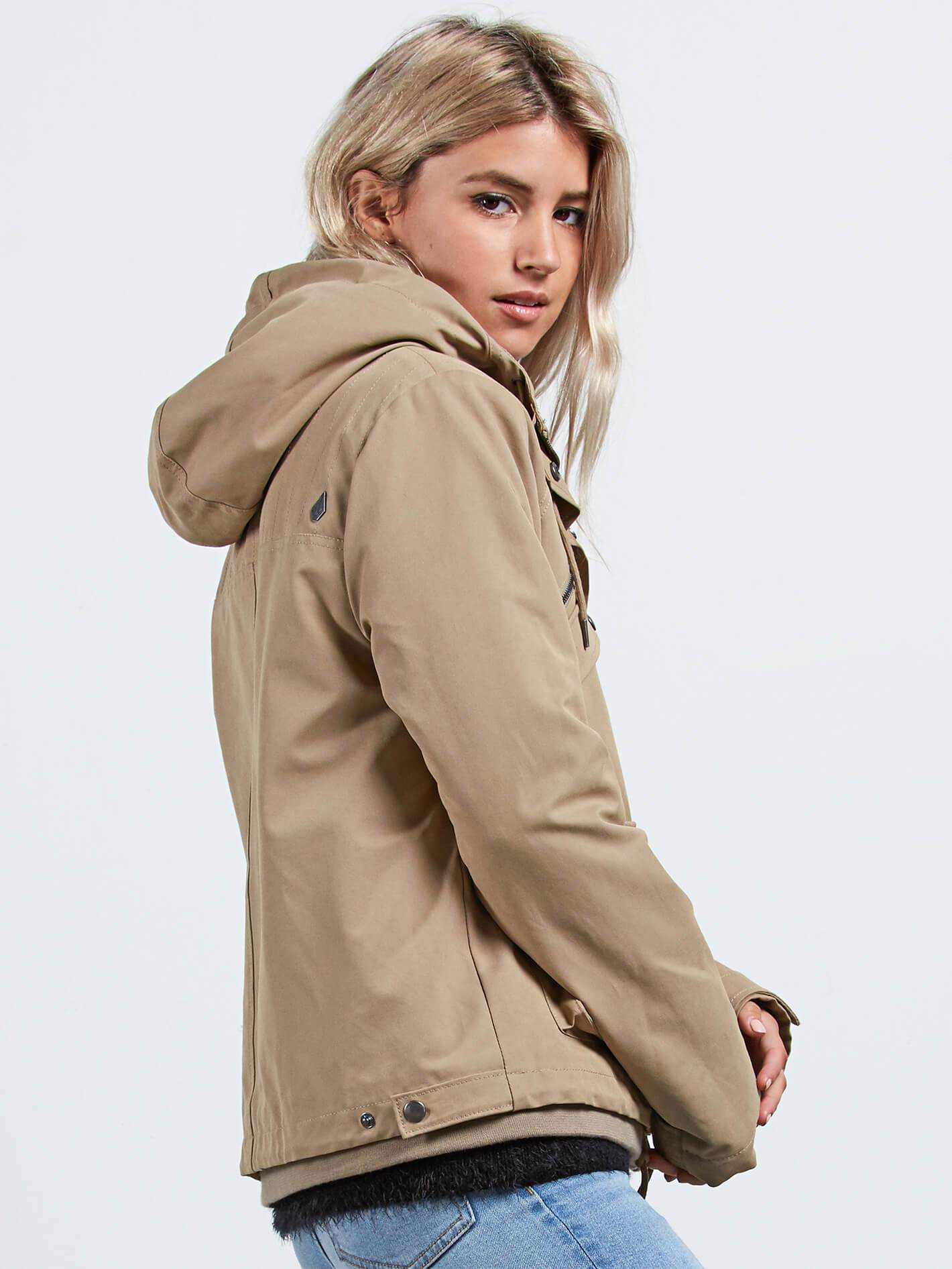 Walk On By Short Jacket - Khaki
