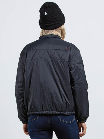 Play The Fool Puffa Jacket - Black