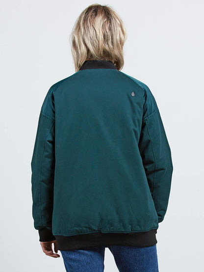 Not Half Bomber Jacket - Evergreen