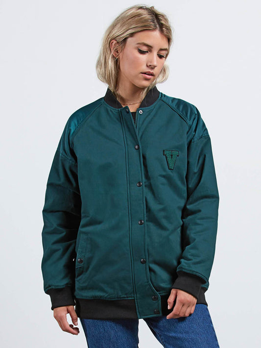 Not Half Bomber Jacket - Evergreen