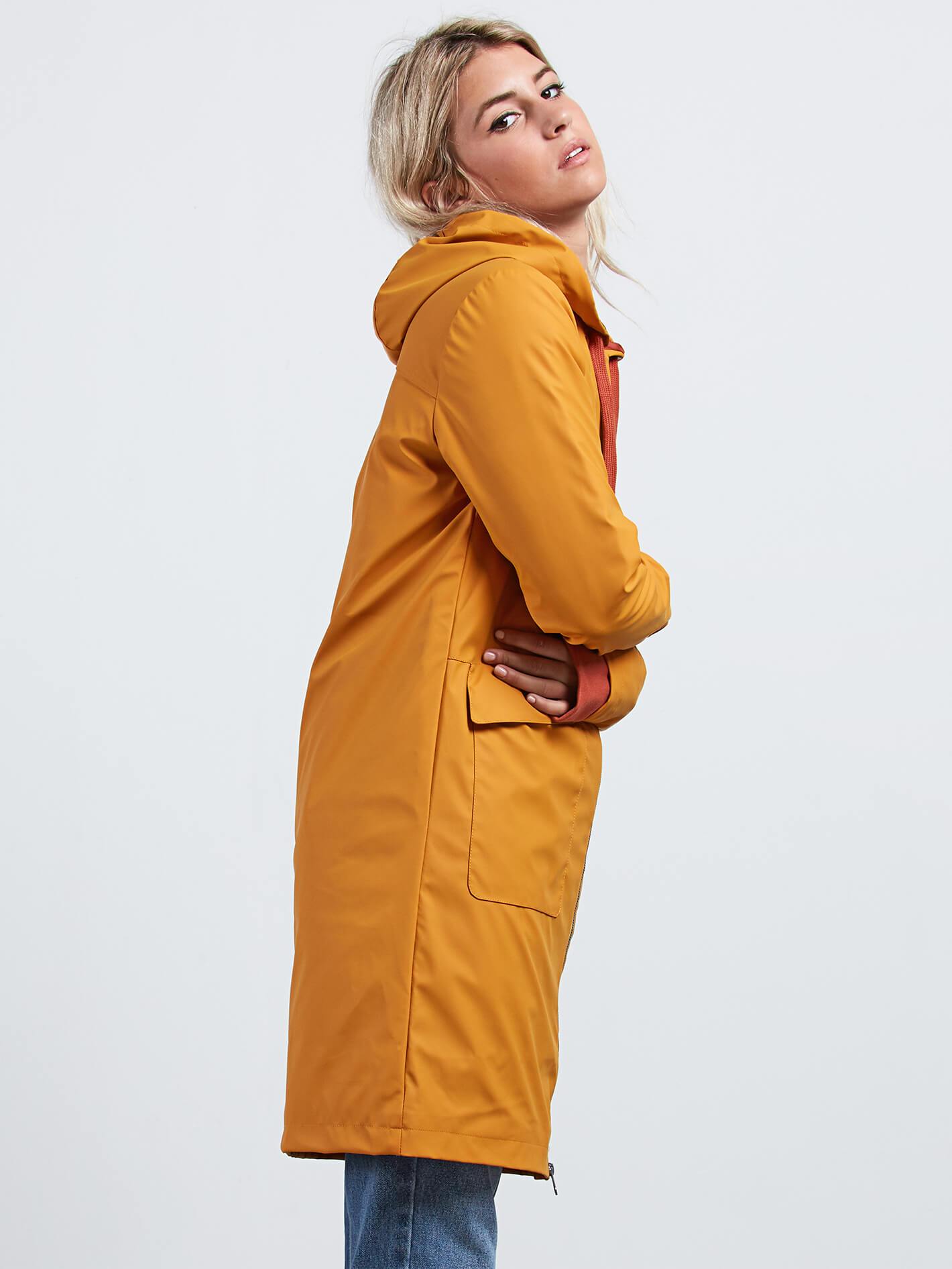 V-Boat Coat Jacket - Mustard