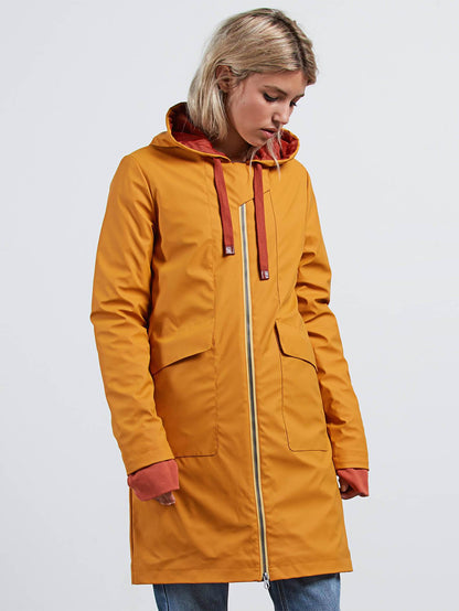 V-Boat Coat Jacket - Mustard
