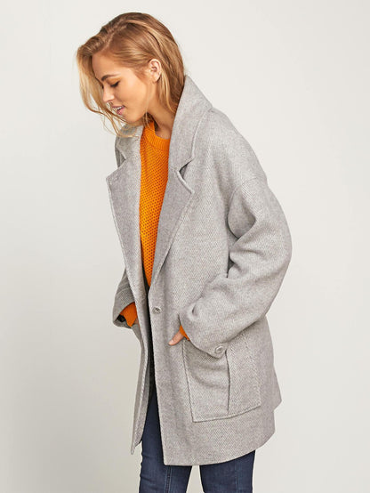 Volcoon Coat - Heather Grey