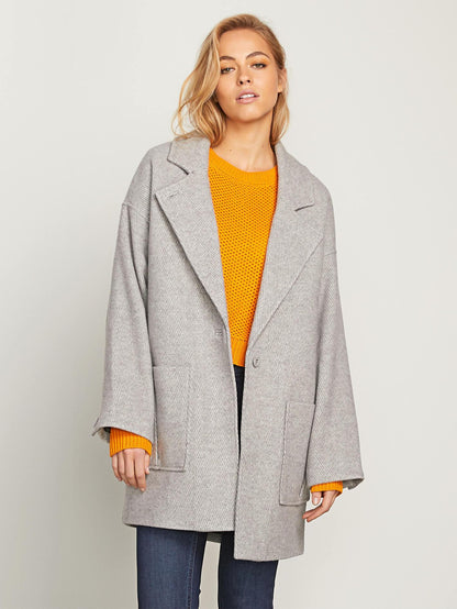 Volcoon Coat - Heather Grey