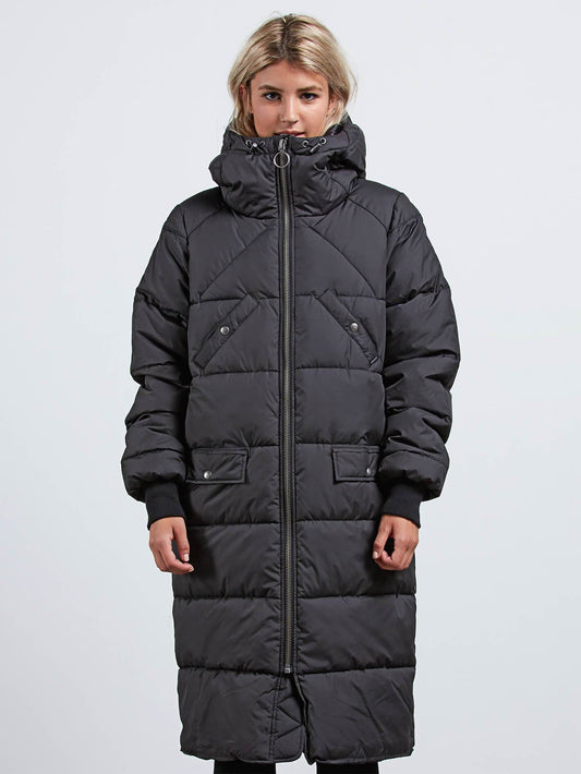 Chillax In Puffa Jacket - Black