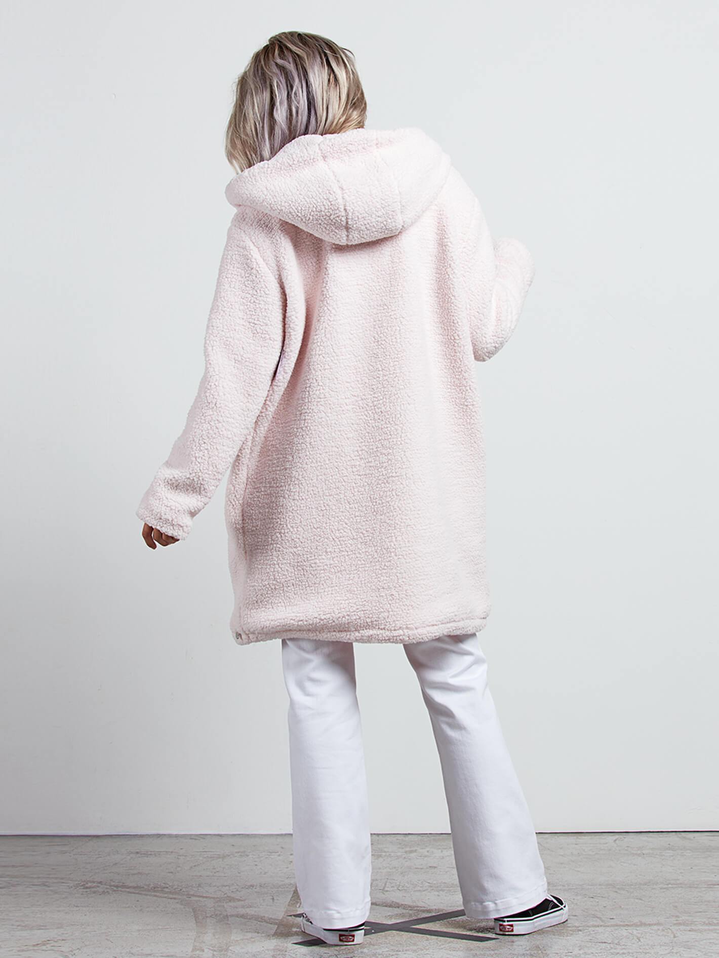 GMJ Sherpa Coat - Light Peony