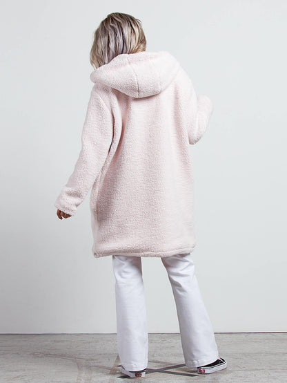 GMJ Sherpa Coat - Light Peony