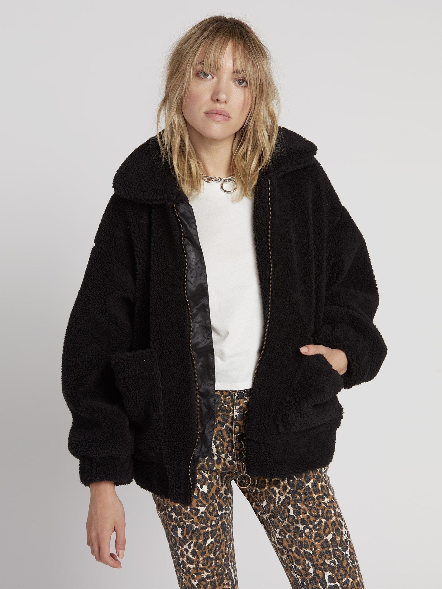 Sea Sherpant Jacket - Black