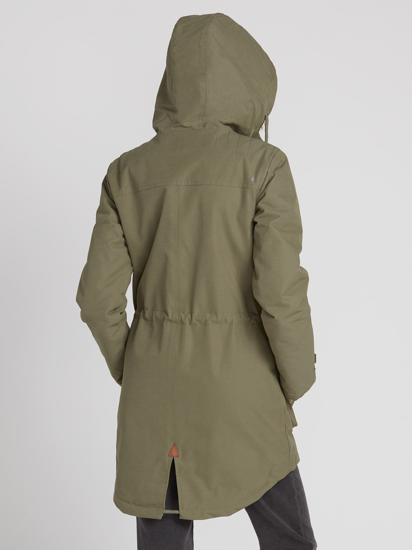 Walk On By 5K Parka - Army Green Combo