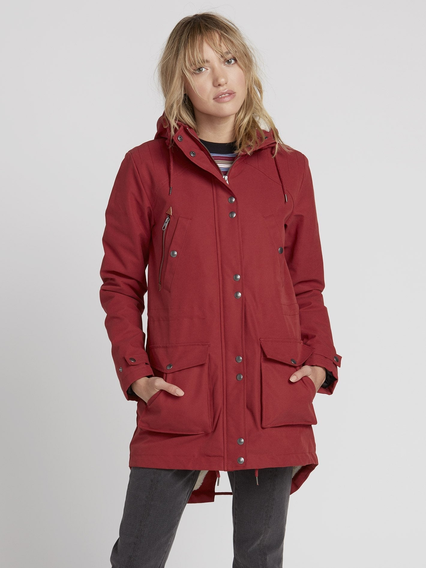 Walk On By 5K Parka - Auburn