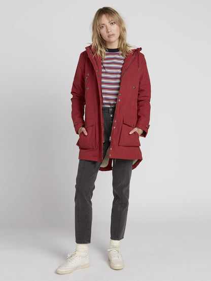 Walk On By 5K Parka - Auburn