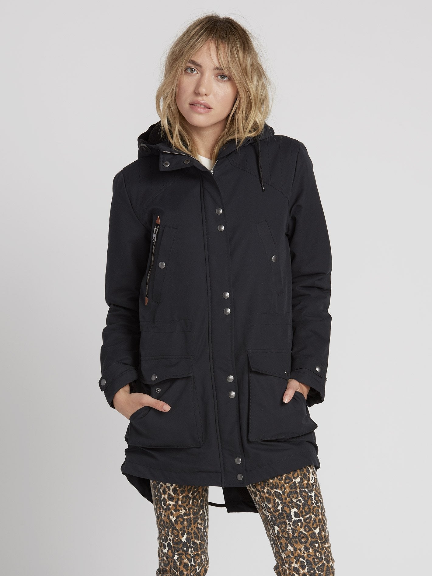 Walk On By 5K Parka - Black