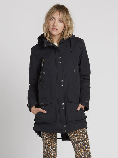Walk On By 5K Parka - Black