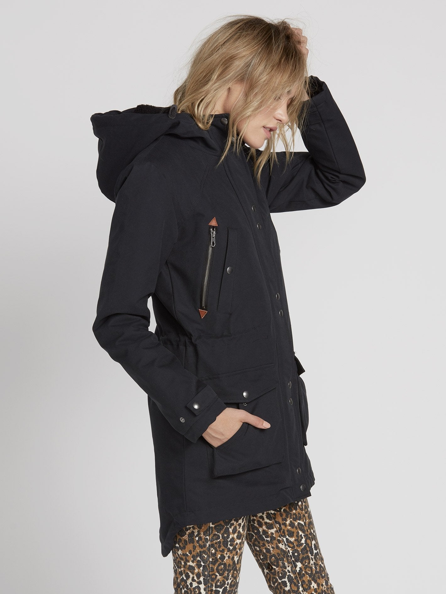 Walk On By 5K Parka - Black