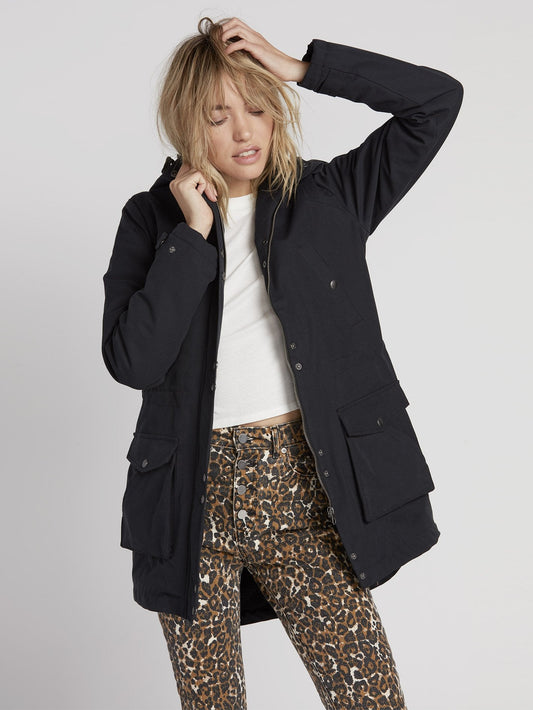 Walk On By 5K Parka - Black