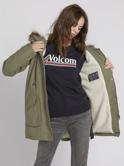 Less Is More 5K Parka - Army Green Combo