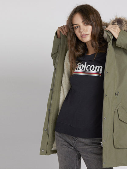 Less Is More 5K Parka - Army Green Combo