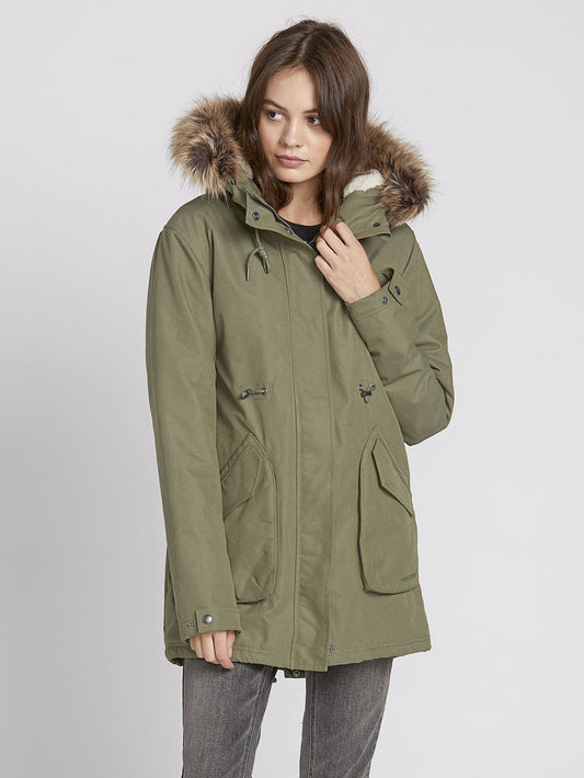 Less Is More 5K Parka - Army Green Combo