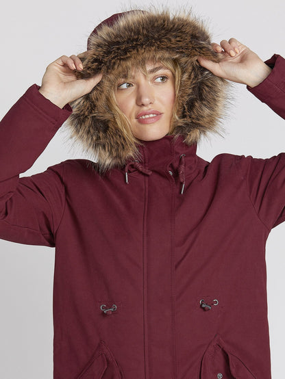 Less Is More 5K Parka - Zinfandel