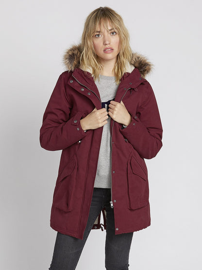 Less Is More 5K Parka - Zinfandel